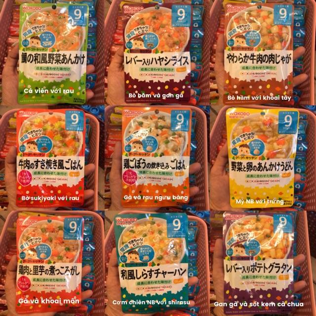 Cháo Wakodo Mì Udon Rau và Trứng 9M+