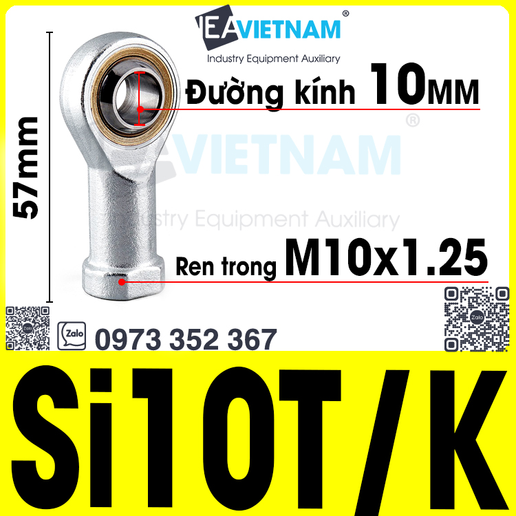 Vòng bi mắt trâu Si 10 T/K M10 10mm