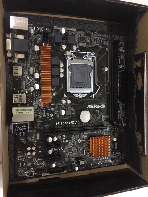 Main H110m-HDV Asrock hàng đẹp socket 1151