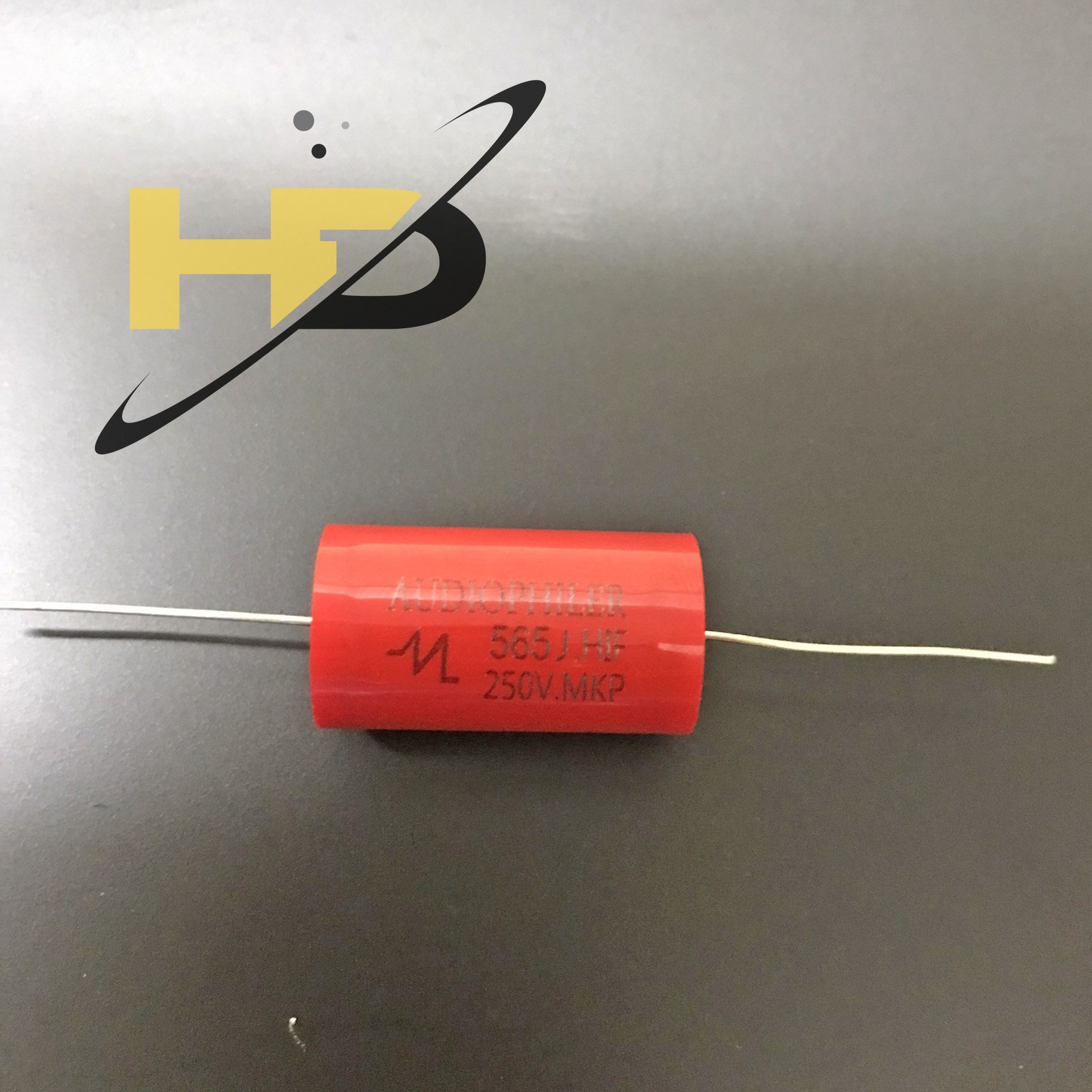Tụ Loa 5.6uF 250V 565J Màu Đỏ AUDIOPHILER, Tụ Treble Không Phân Cực Loại Tốt