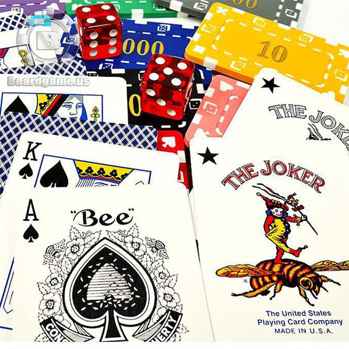 Bộ bài tây Bee Casino Premium Playing Cards [ Hàng Mỹ ]