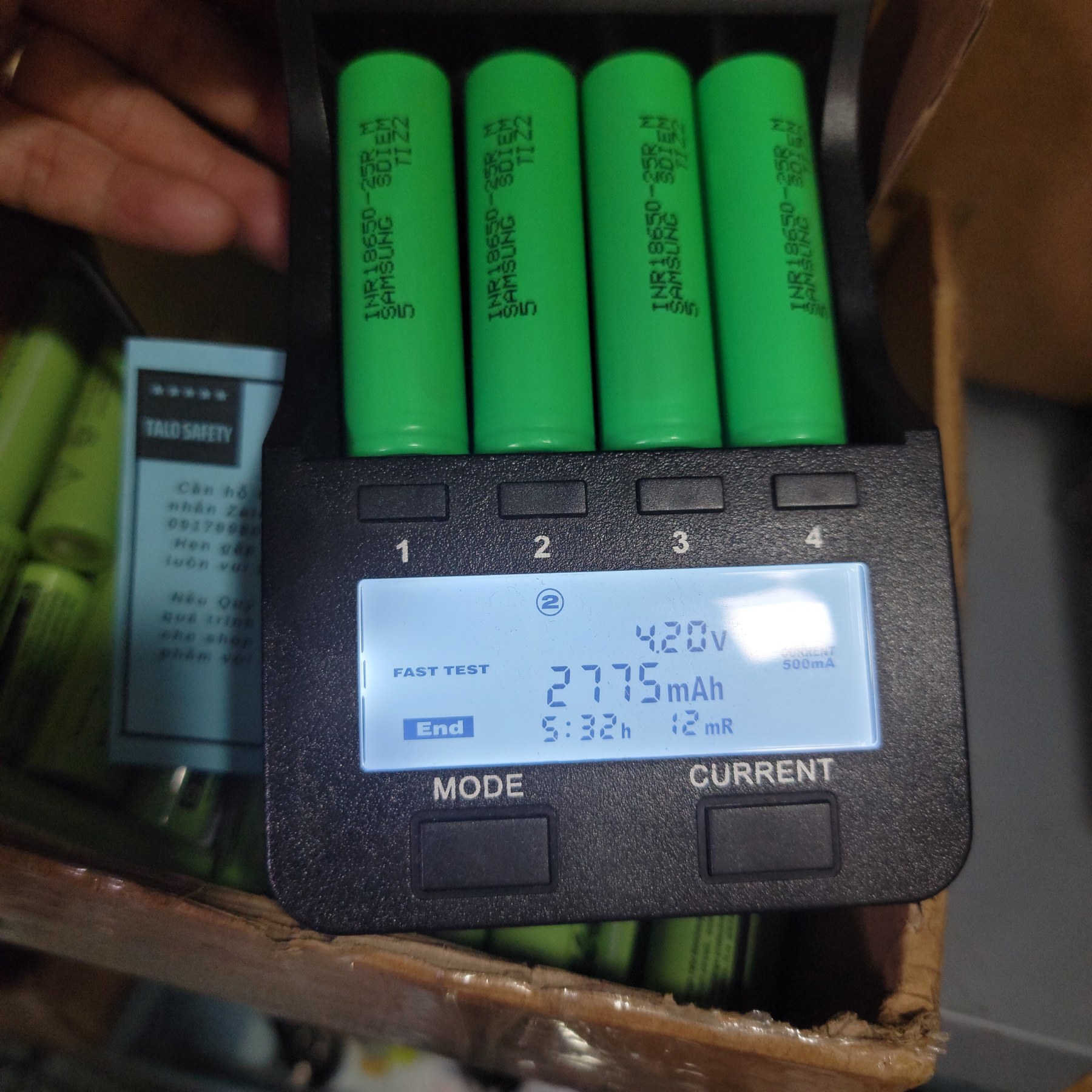 Pin Sạc18650 SS25R 18650 3.7v