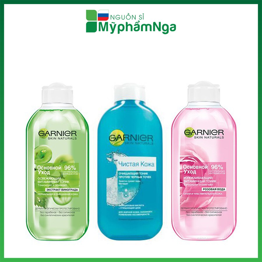 [HCM]Nước hoa hồng Garnier HỒNG da nhạy cảm