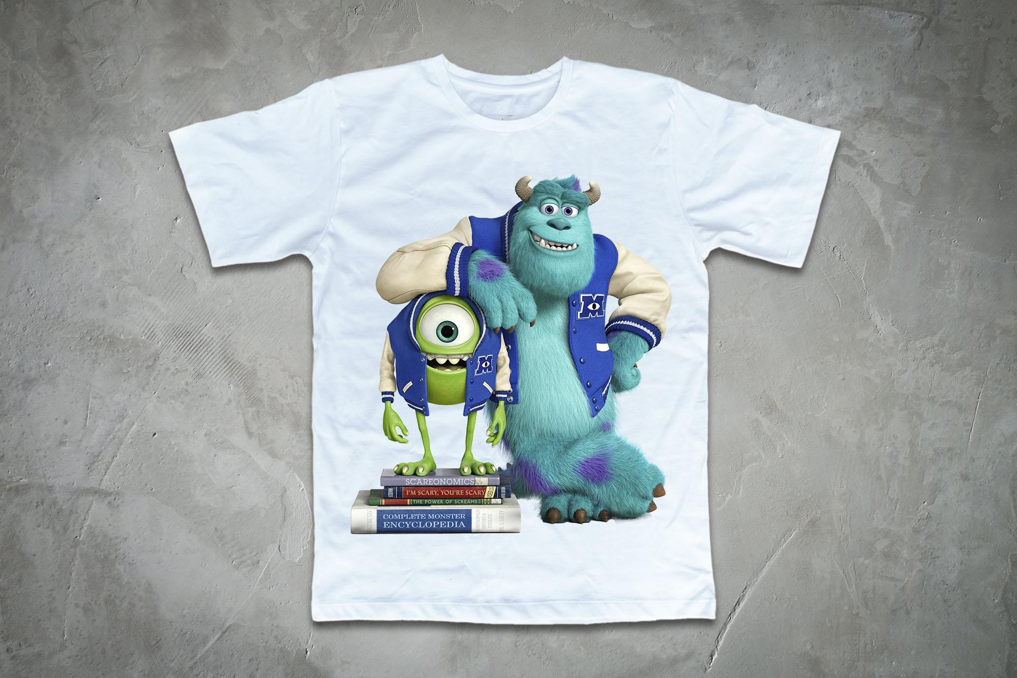 Áo thun in hình Mike Wazowski mùa đông và tinh tinh