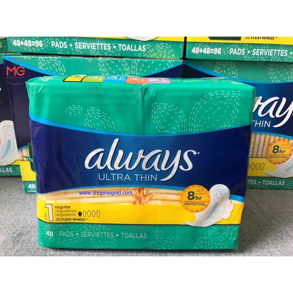 Băng vệ sinh Always Ultra Thin 96 miếng