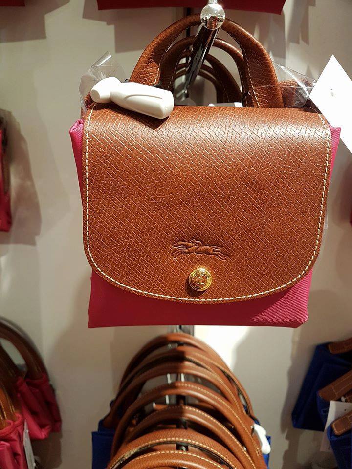 Balo Longchamp Le Pliage Backpack in Fig Màu hồng (hàng auth)