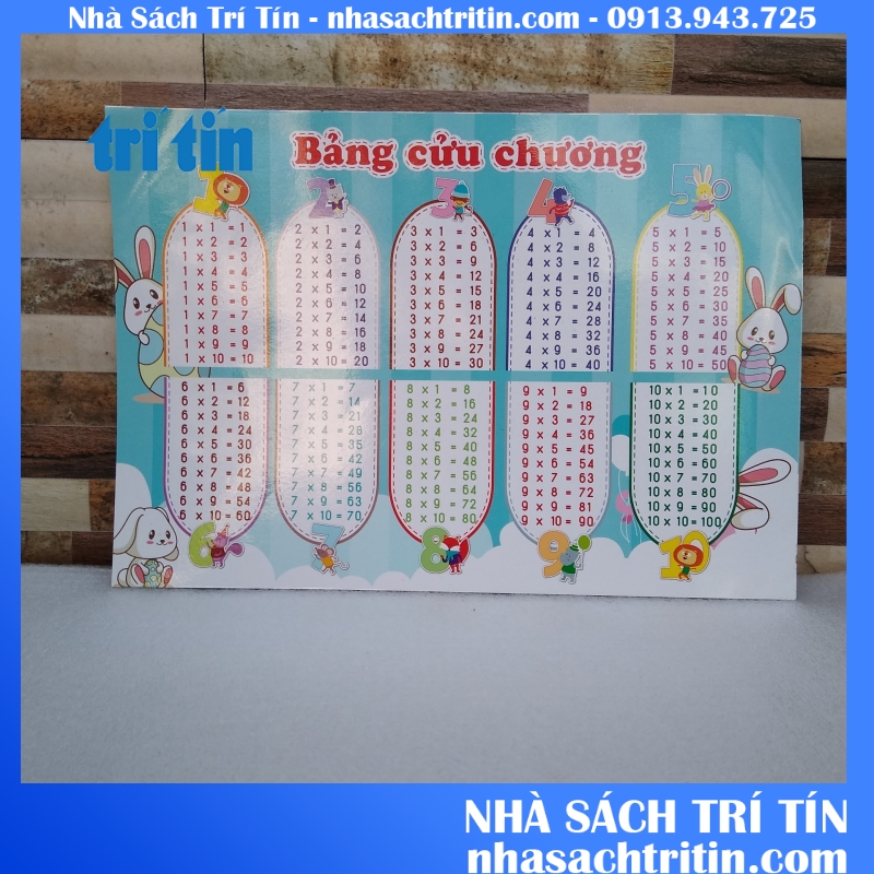 [HCM]bảng cửu chương bảng nhân ,bảng chia