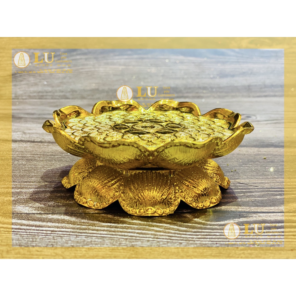 Đế oản Gold size 12cm Lu