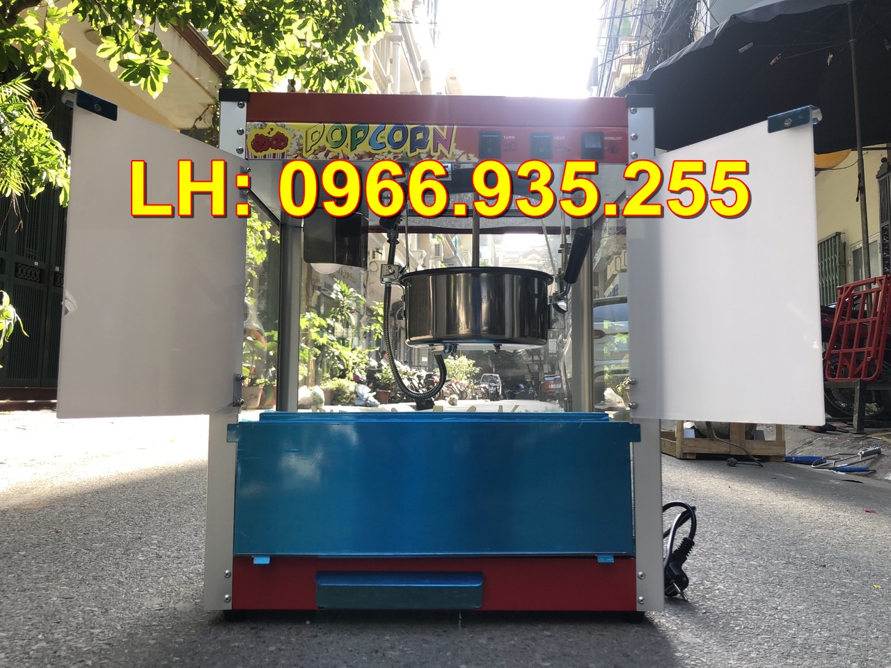 Máy làm bắp rang bơ,máy nổ bỏng ngô.