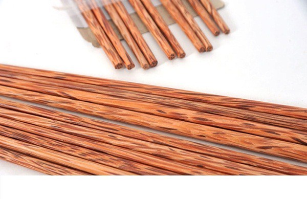Combo 10 Đôi Đũa Ăn Cơm Gỗ Dừa Tự Nhiên