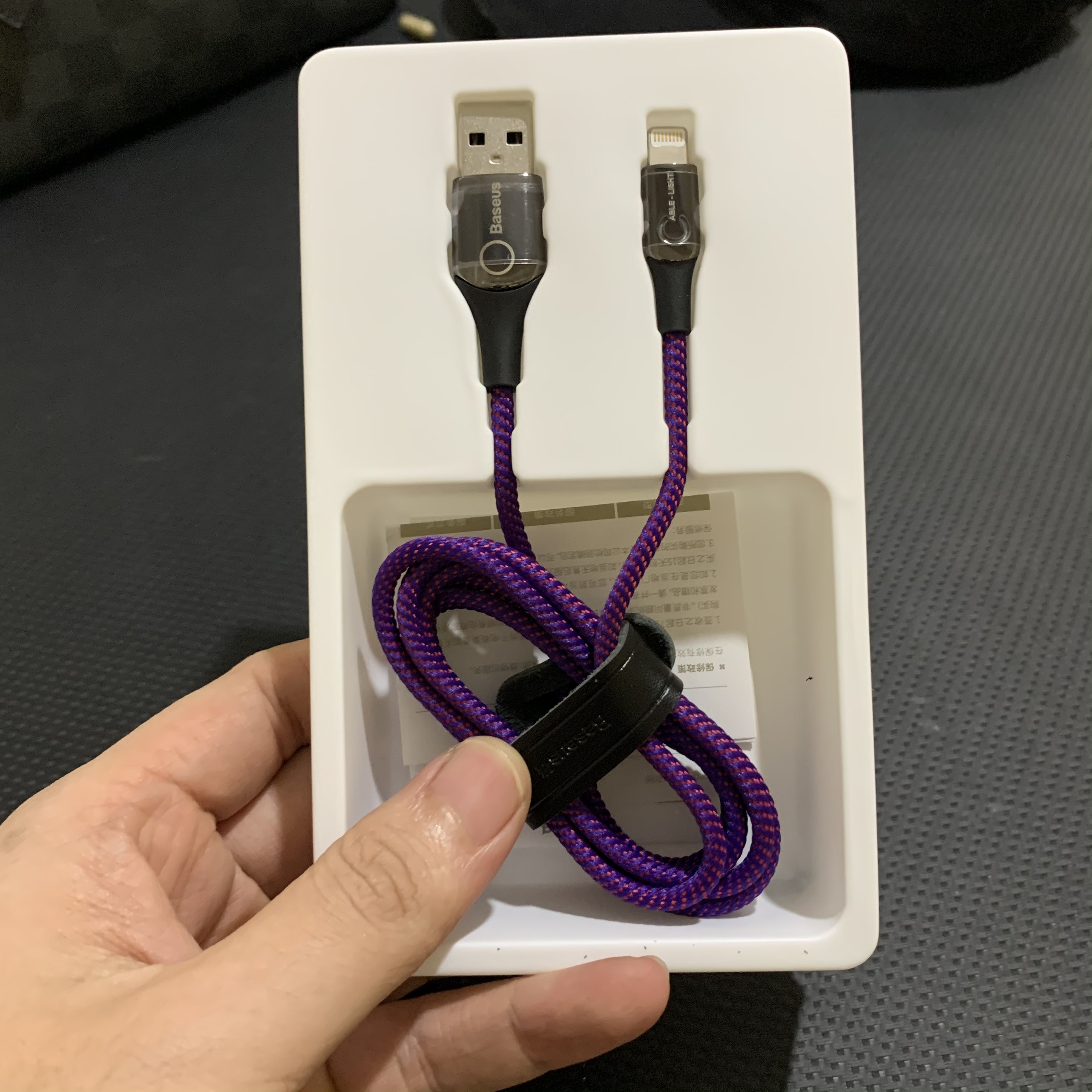 Cáp Tự Ngắt Chính Hãng Baseus cho iPhone Lightning CALCD