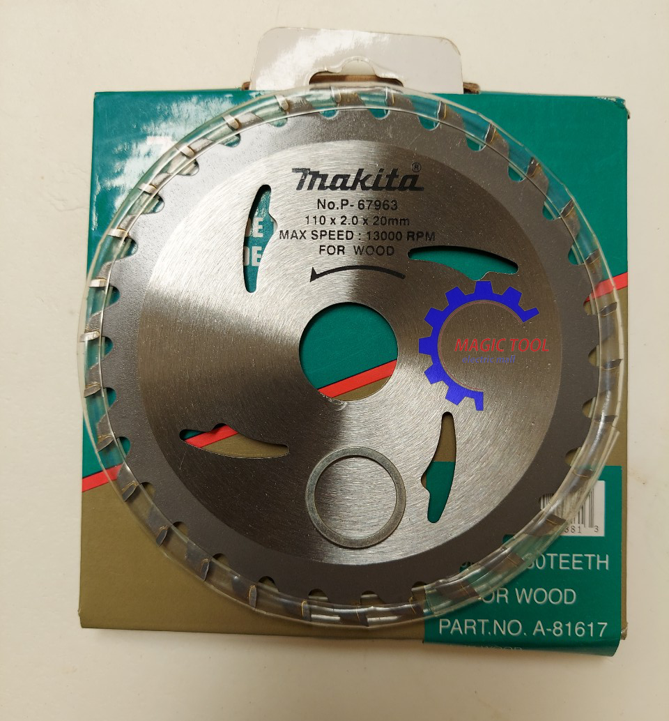 Lưỡi cắt gỗ MAKITA phi 100 Hàng Chính Hãng