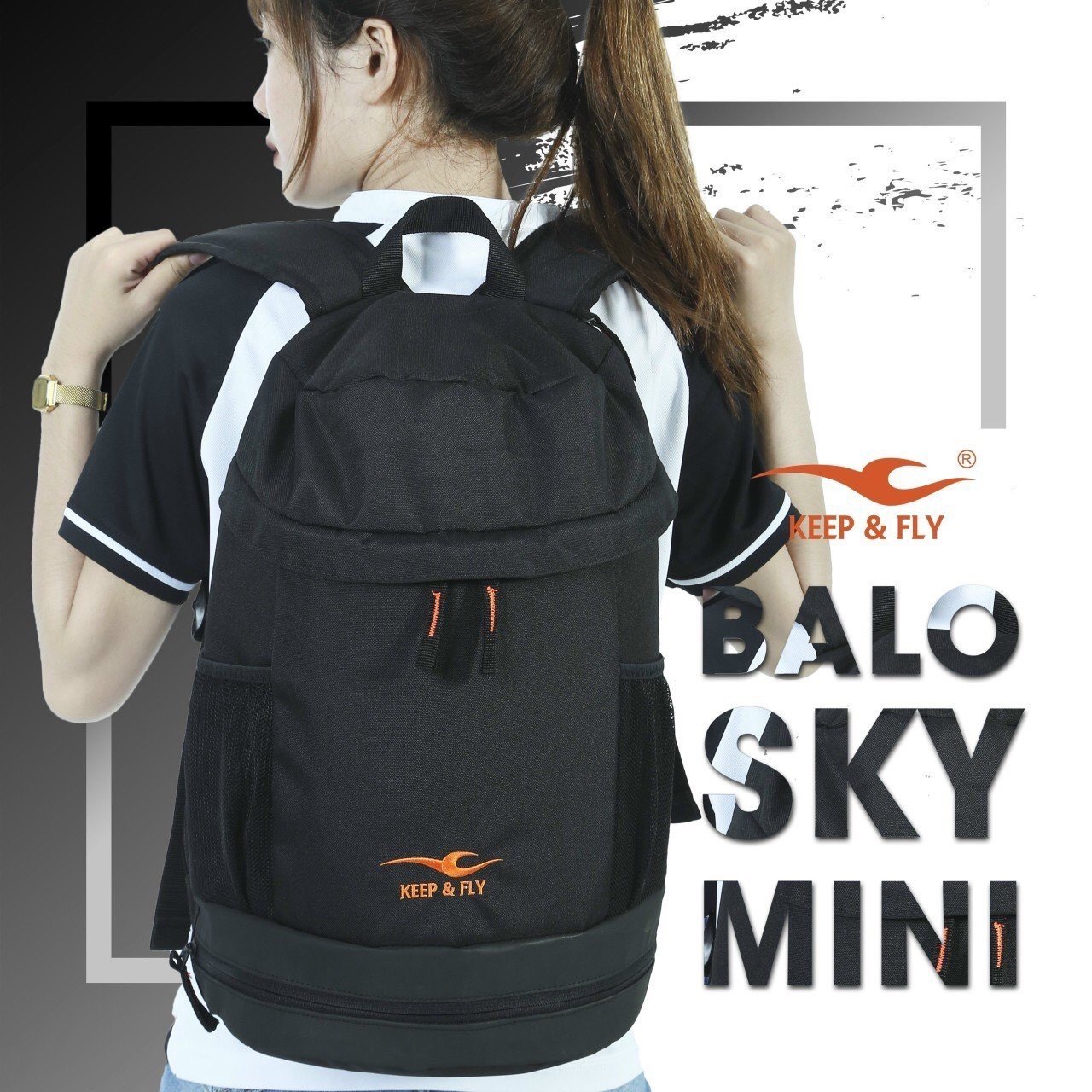 Balo Sky Mini phong cách thể thao Keep & Fly