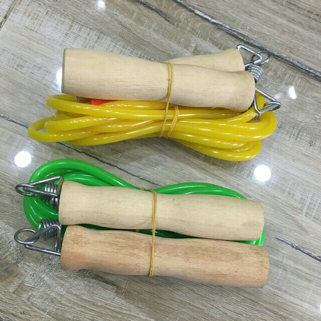 [HCM]Dây nhảy tay cầm gỗ
