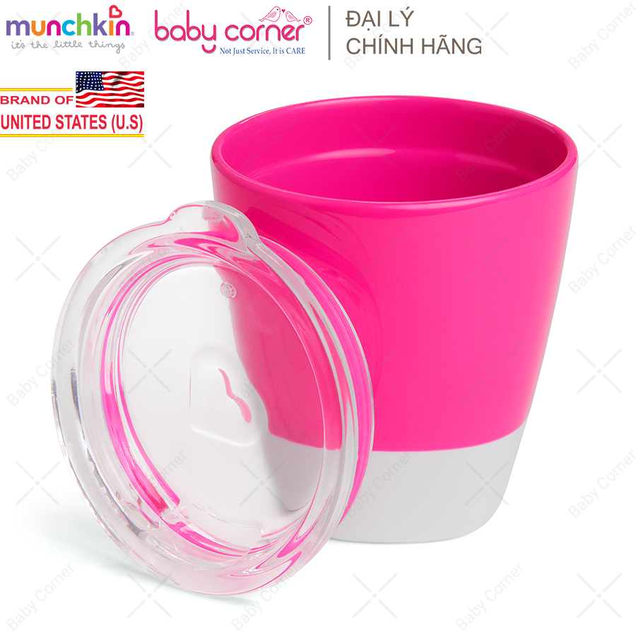 Bộ 2 Cốc Có Nắp MUNCHKIN, Cho Bé Từ 18 Tháng