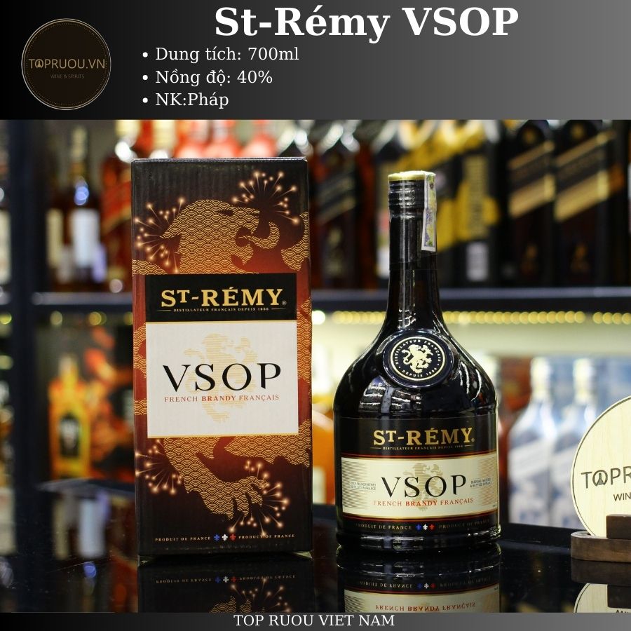 [TopRuouVietNam] Rượu Brandy St-Remy VSOP - XO 700ml [Hàng Thật]