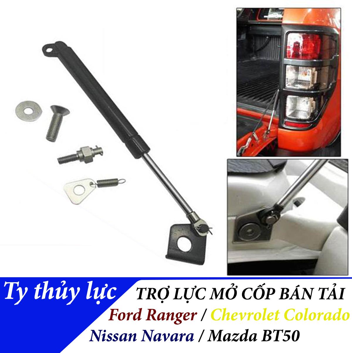 Ty hãm thủy lực mở cốp xe bán tải - Ty thủy lực hãm cốp sau dành cho xe bán tải Ford Ranger, Chevrolet Colorado, Nissan Navara, Mazda Bt50