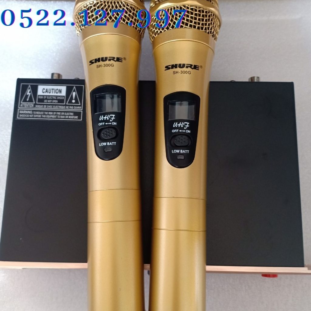 Micro không dây SHURE SH 300G cao cấp - Gia Khang Shop