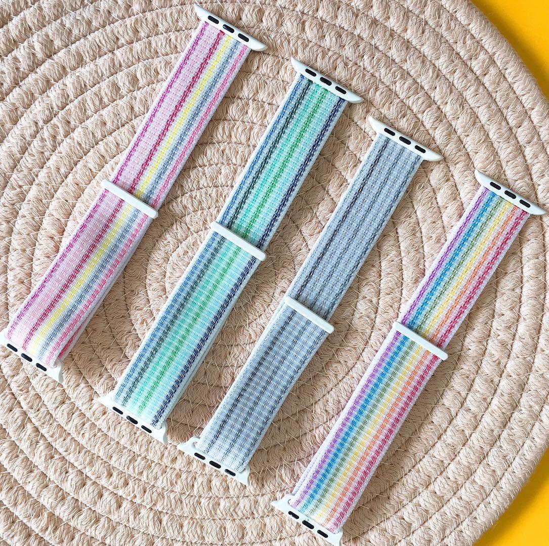 [HCM]Dây vải dán Sport Loop họa tiết cho Apples Watch