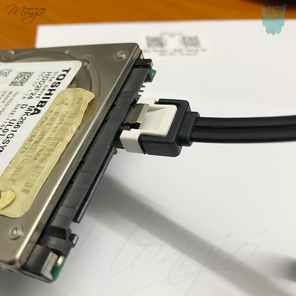 Cáp kết nối dữ liệu SATA 2 đầu thẳng cho ổ cứng PC (Đen)