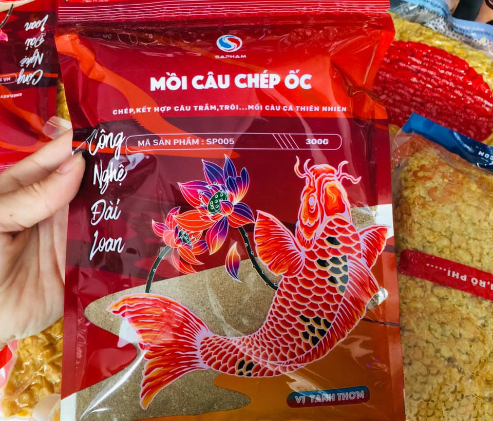 Mồi câu cá sa phạm chép ốc combo 2 gói