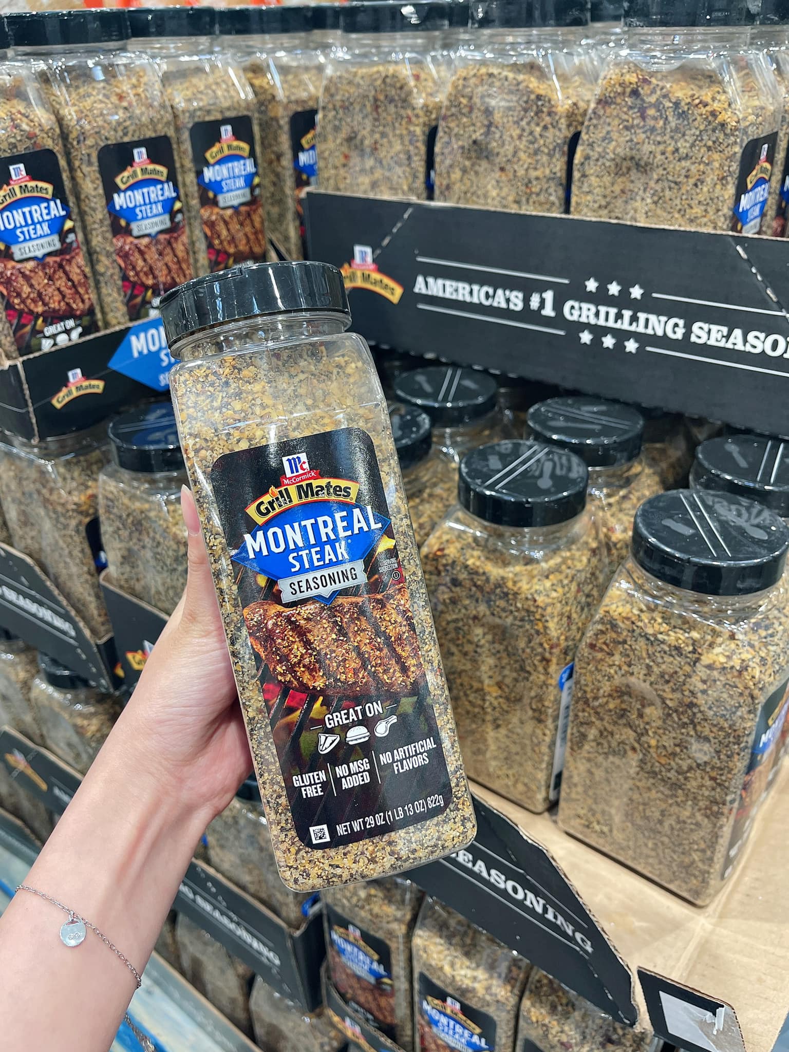 Date 05/27  Gia vị ướp thịt bò McCormick Grill Mates Montreal Steak Seasoning 822gr
