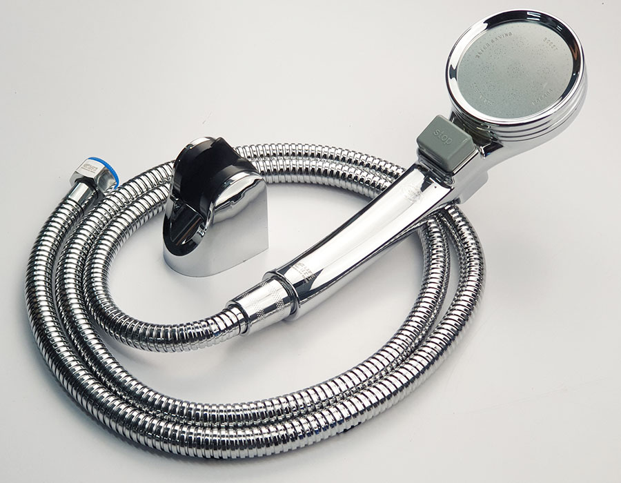 Bộ tay dây sen siêu tăng áp Eurolife EL-102SH-N (Trắng bạc)