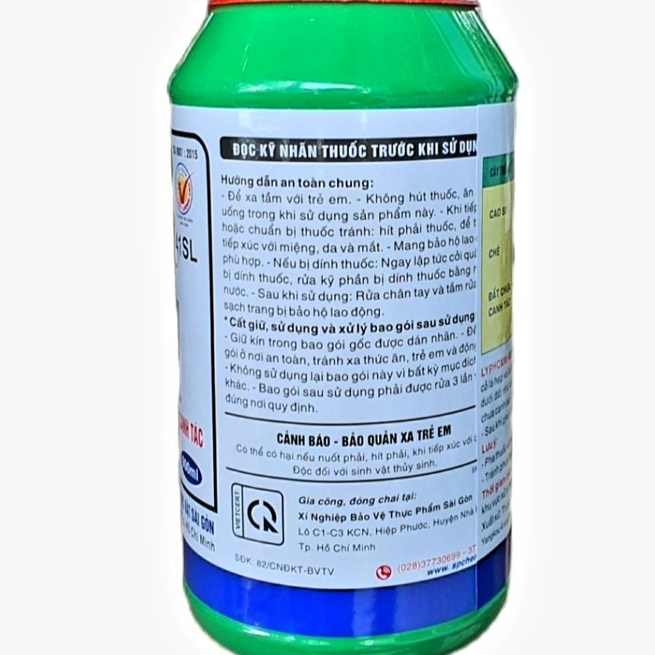 (Combo 5 chai)💎 Thuốc trừ cỏ Lưu Dẫn LYPHOXIM 41SL (900ml)💖