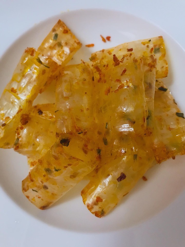 BÁNH TRÁNG  CUỘN TRỘN SA TẾ  SIÊU NGON