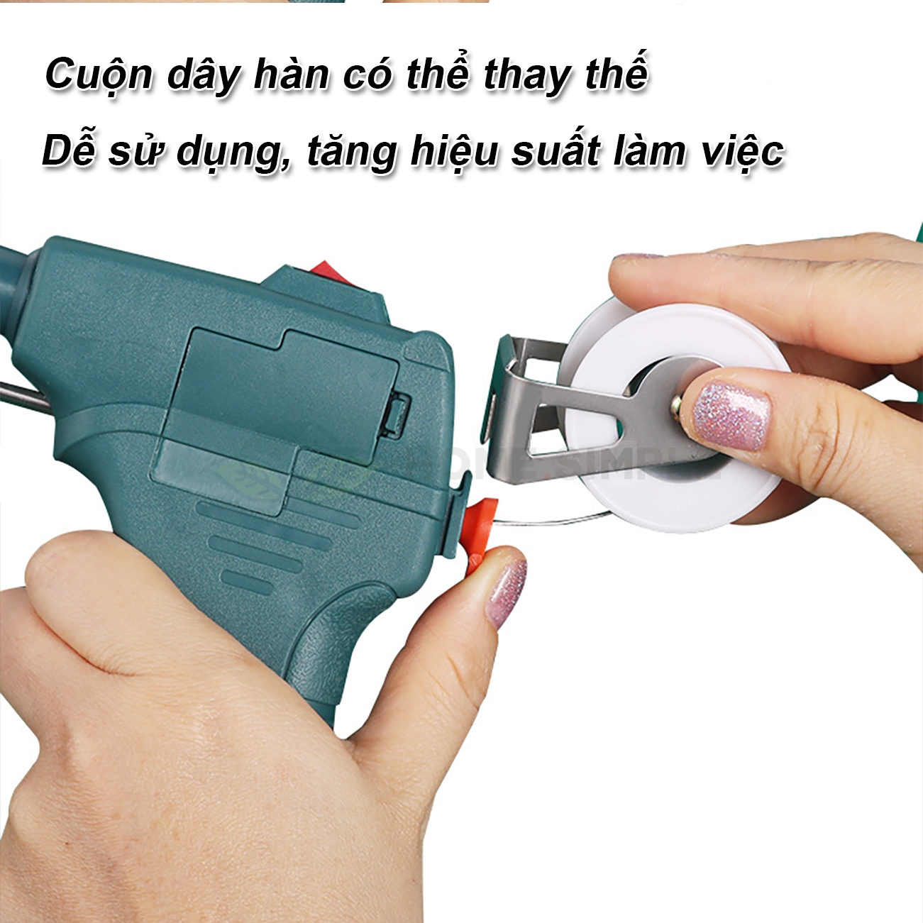 MỎ HÀN THIẾC ( TẶNG CUỘN THIẾC HÀN) SÚNG HÀN TỰ ĐỘNG (TẶNG NHỰA THÔNG) MỎ HÀN XUNG Máy hàn xung