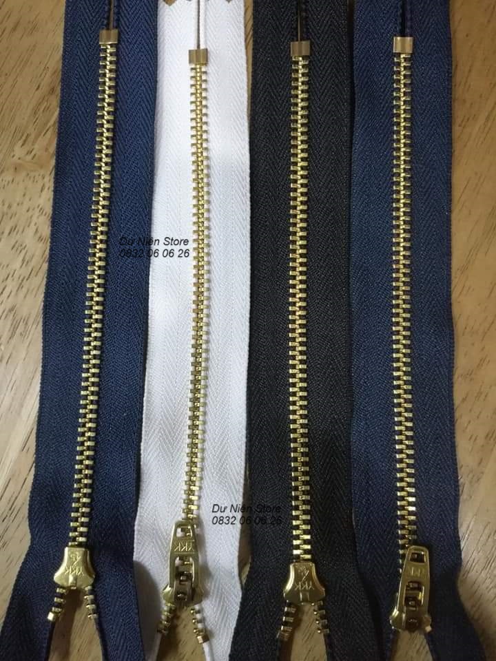 Dây kéo quần jean ykk lẻ 1 sợi