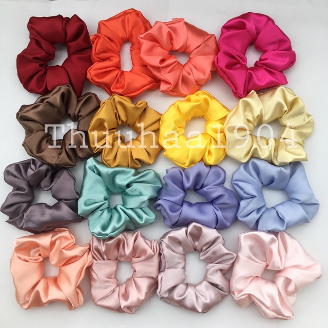 Dây Buộc Tóc Scunchies- Cột Tóc Vải