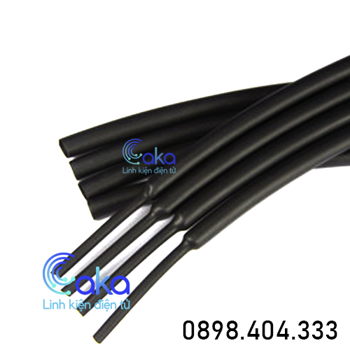 Bộ 5 ống gen co nhiệt 3mm (ống dài 1 mét)