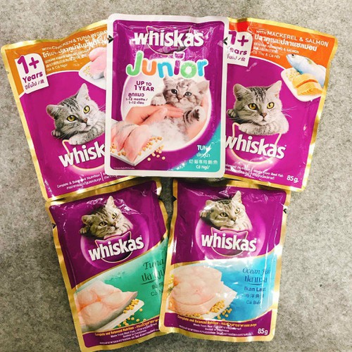 WHISKAS PATE GÓI 80g (MÈO LỚN)