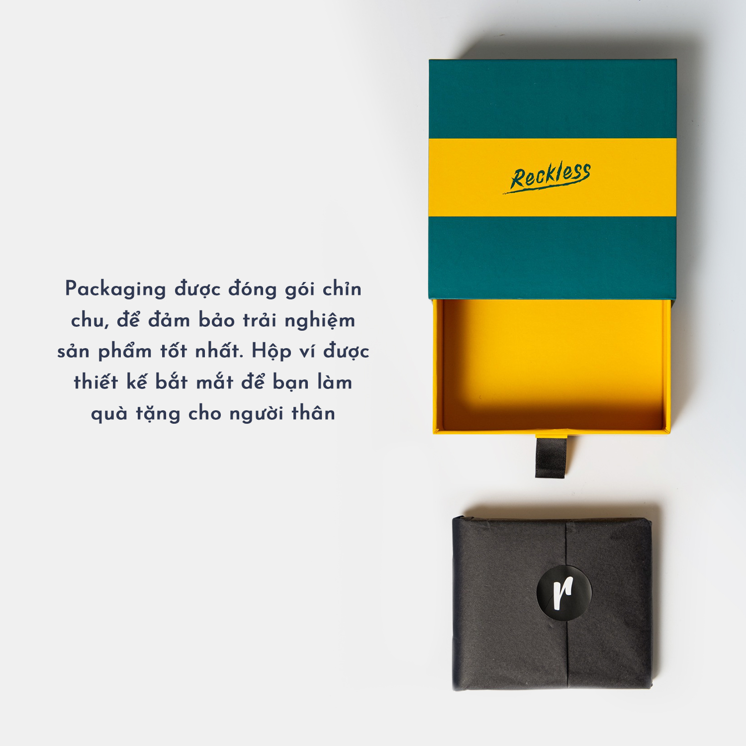 Ví Vải Gập Ba Phối Da Anthony Wallet Reckless (4 màu) - Anthony Wallet - Vải Polyester Kháng Nước