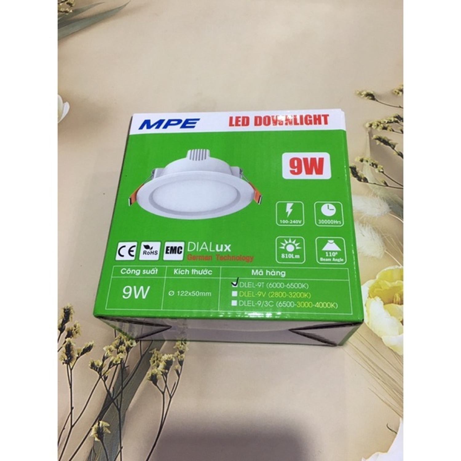 Bóng âm trần MPE 9W