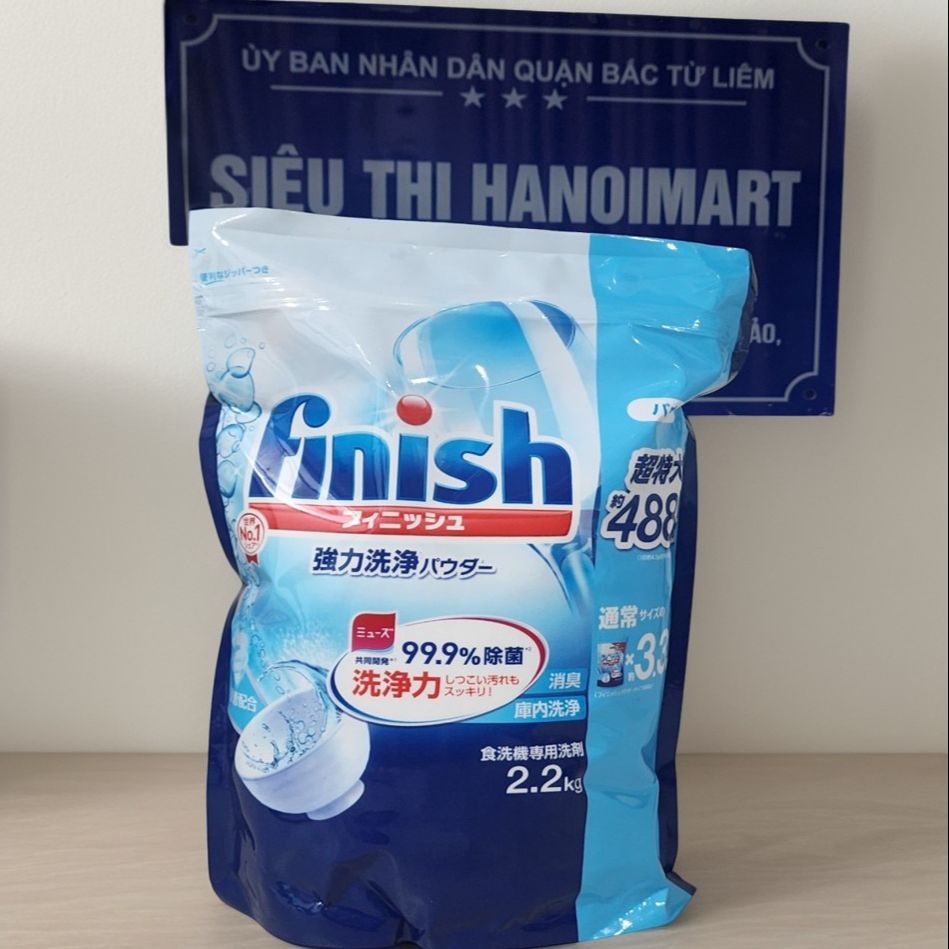 Bột rửa bát Finsih 2.2kg hoặc nước làm bóng bát chén finish 800ml