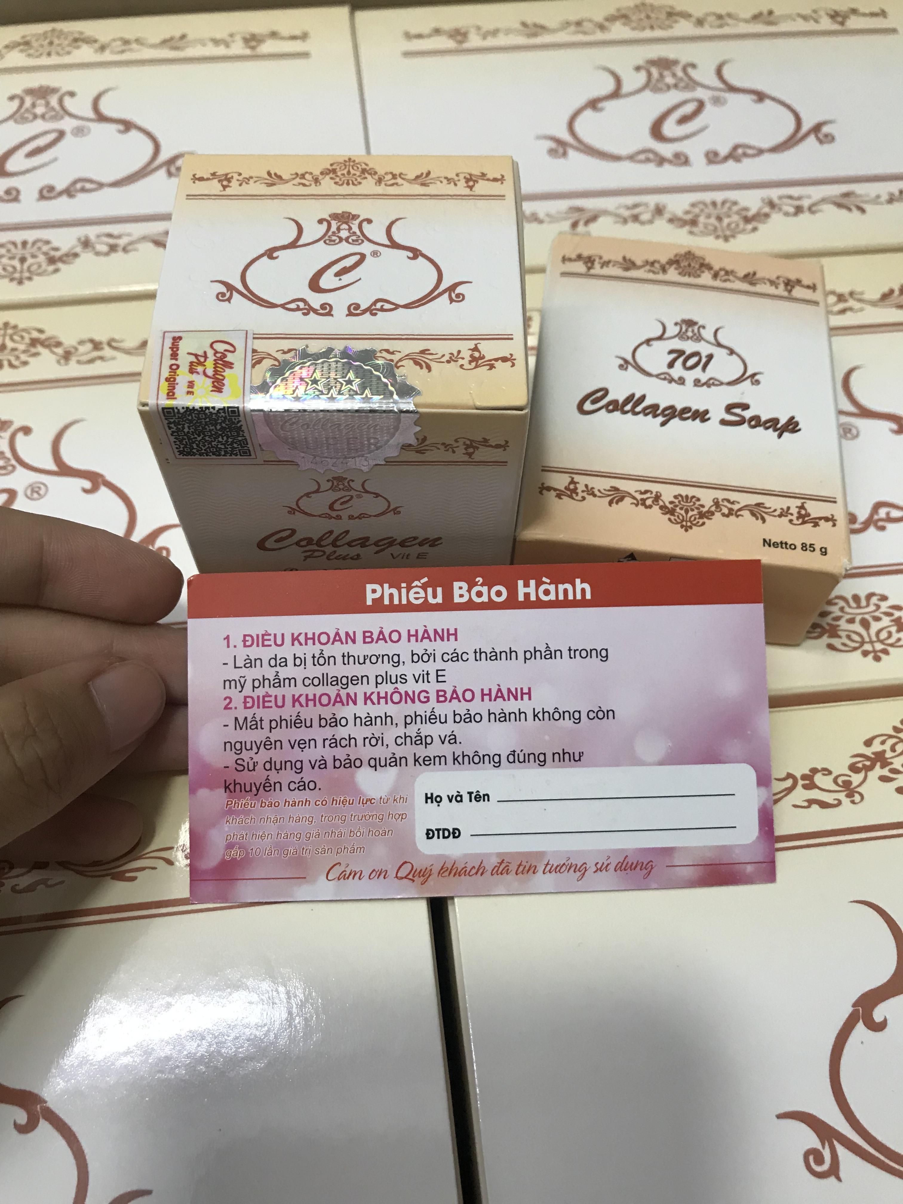 Bộ kem Collagen Plus Vit E 701