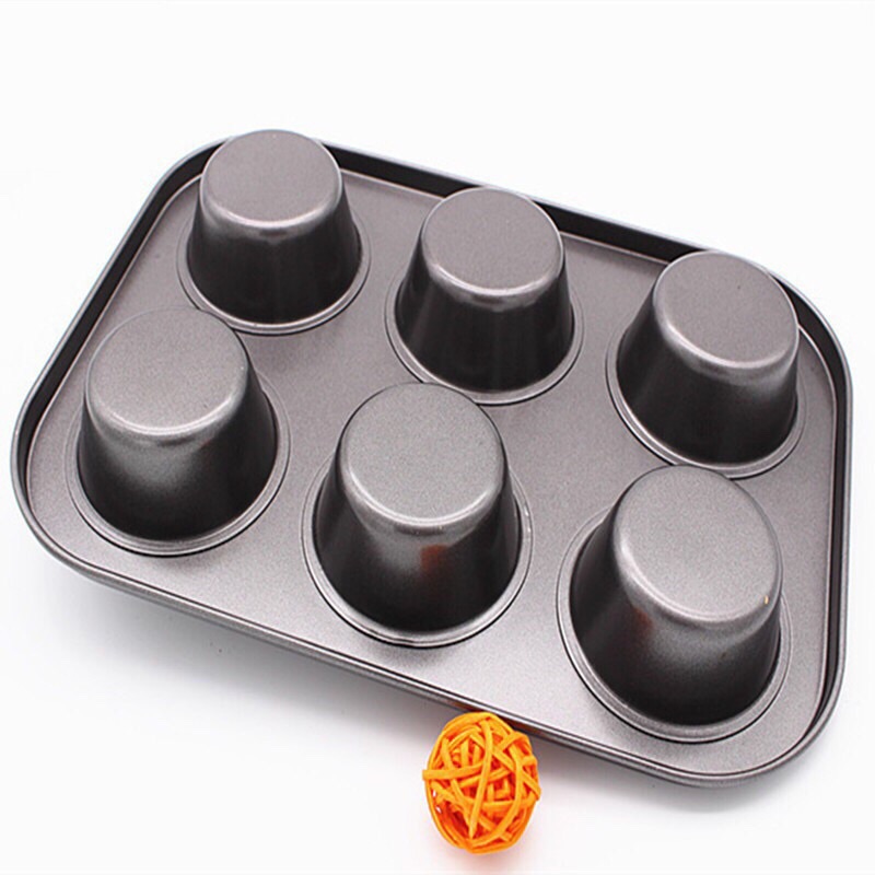 [HCM]Khuôn cupcake chống dính 6 lỗ
