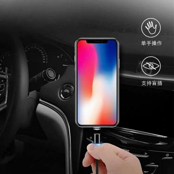 [GIÁ SỐC] Cáp sạc nam châm 1M và 3 đầu nam châm Micro TypeC IPhone