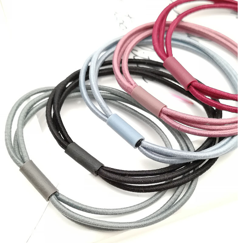 Combo 10 cột tóc thun 3 sợi đơn giản ( hàng siêu bền ,siêu rẻ)