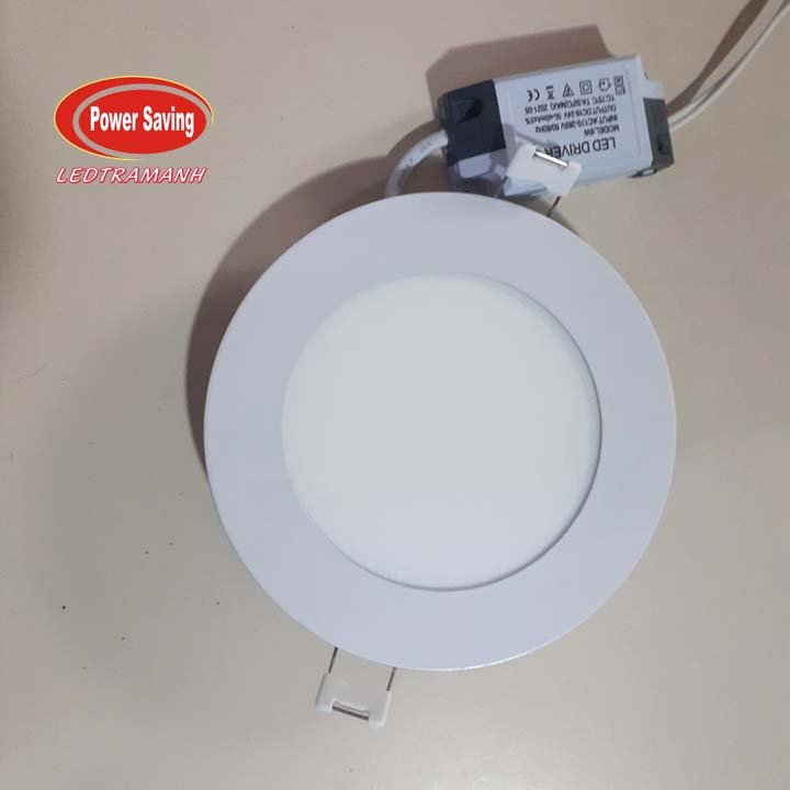 Đèn led âm trần 6W siêu mỏng khoét lỗ 105mm