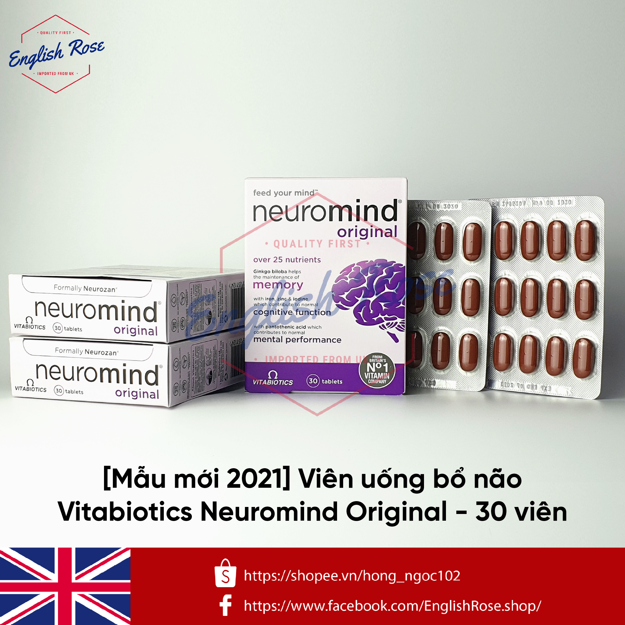 [HCM]Bổ não Neurozan