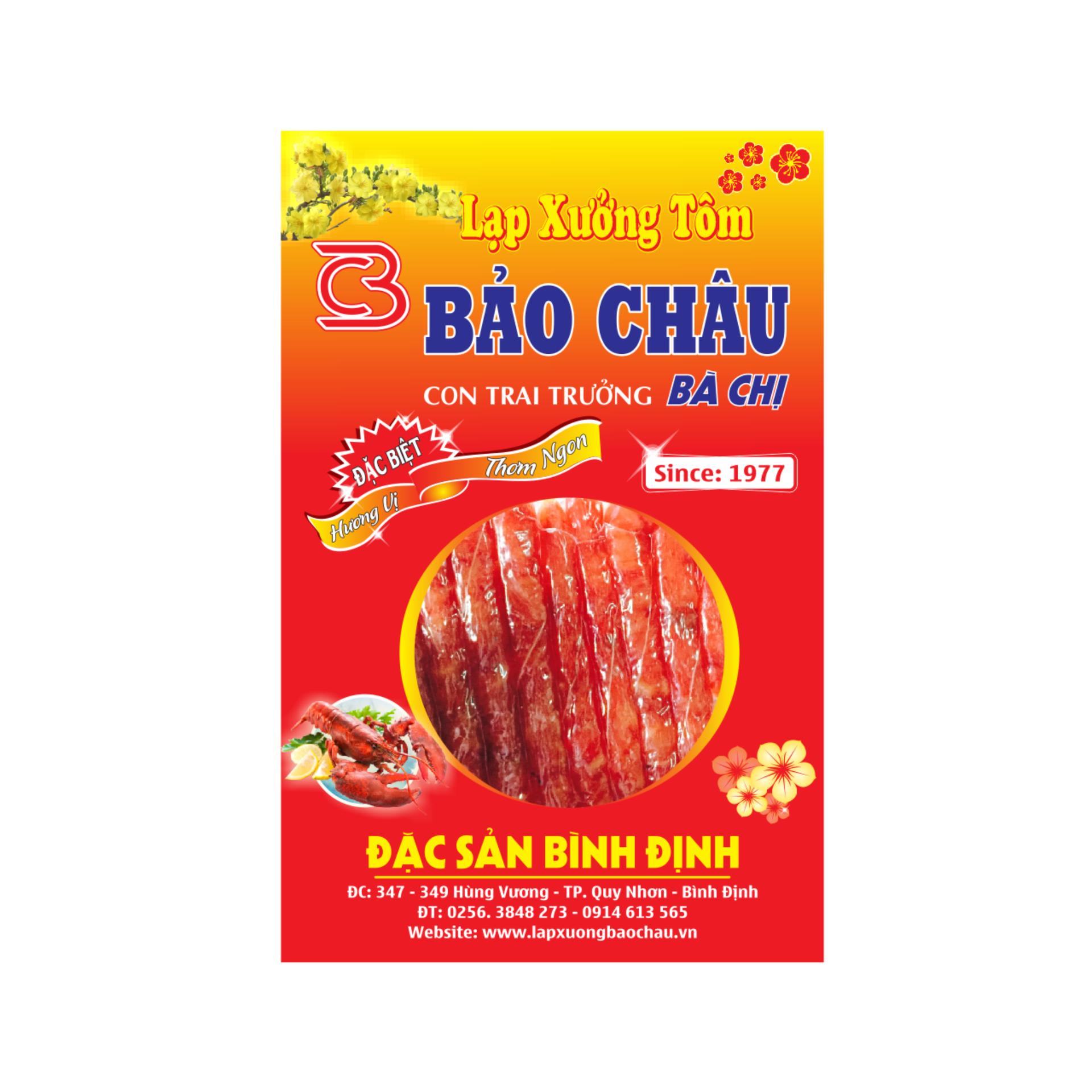 1KG Lạp Xưởng Tôm Đất - Đặc Sản Bình Định
