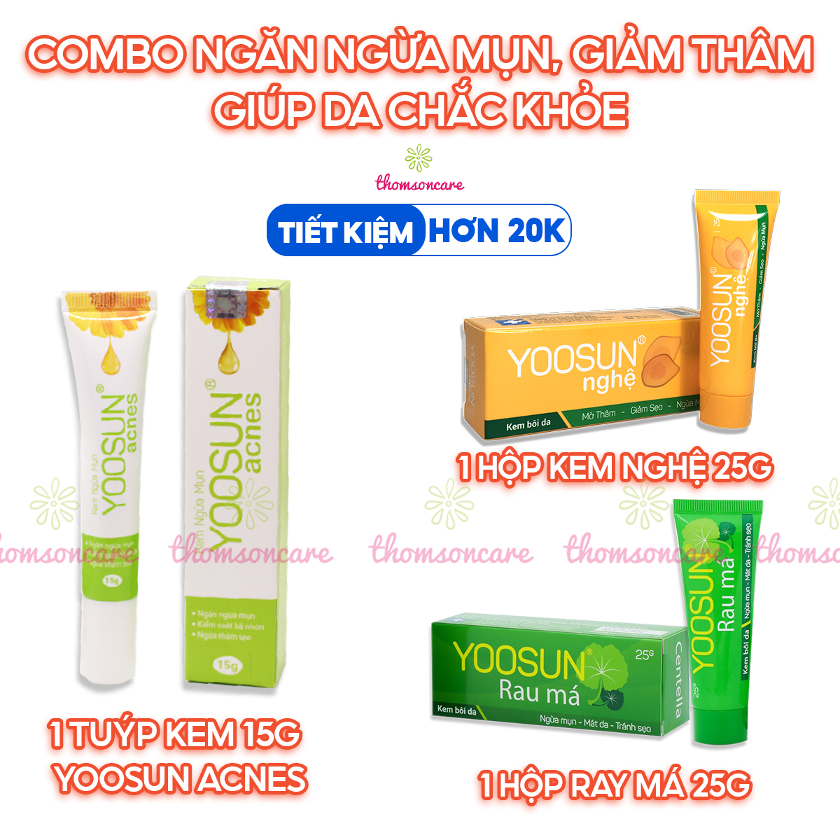 Yoosun Rau má kem ngừa sẹo ngừa mụn kem giảm thâm từ thảo dược giảm rôm sảy mẩn ngứa trứng cá hăm da cho bé và người lớn