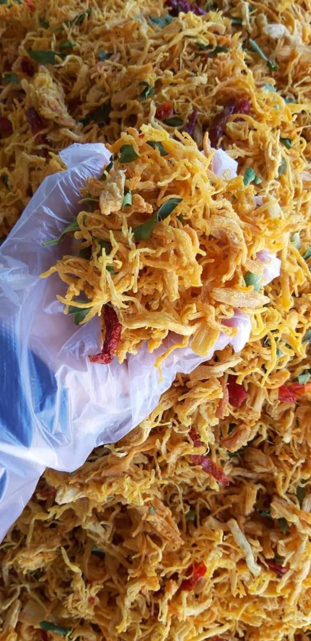 [HCM]Khô gà lá chanh 200gr