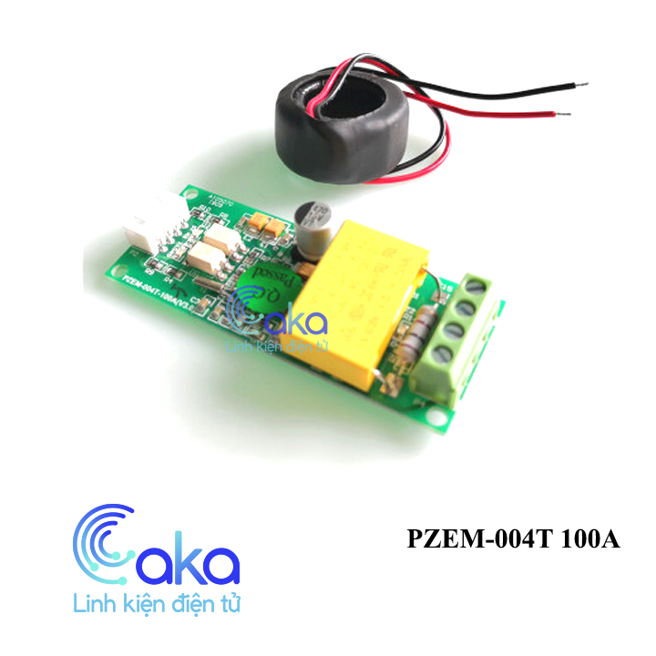 Mạch đo điện ac đa năng 100a uart pzem-004t