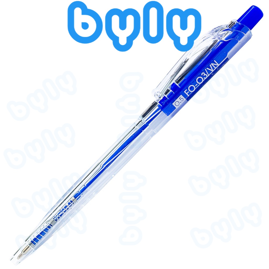 HỘP 20 cây bút bi bấm Thiên Long Flexoffice FO-03/VN ngòi 0.5mm - ByLy Store có ship hoả tốc