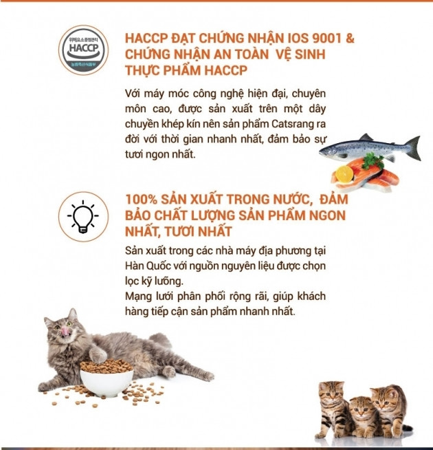 Catsrang dry cat food 5kg