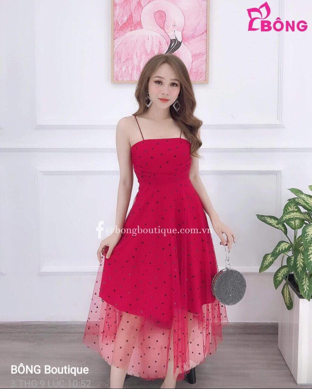Đầm dự tiệc dáng xòe HOT BQFS